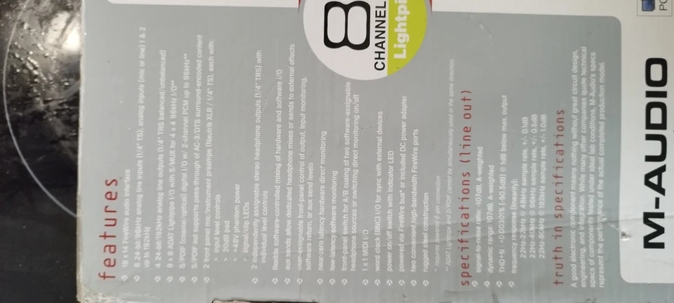 M-audio Firewire `1814  audio interface - Image 2 of 4