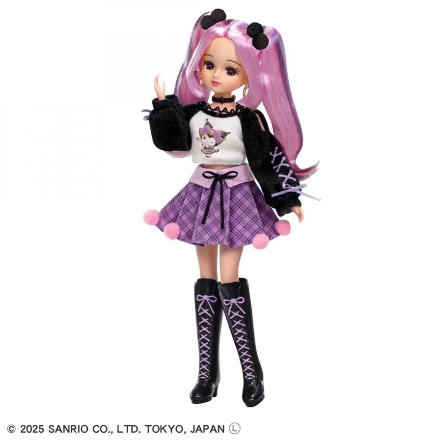Takara tomy Sanrio Lovely My Melody Cool Kuromi Style Licca chan