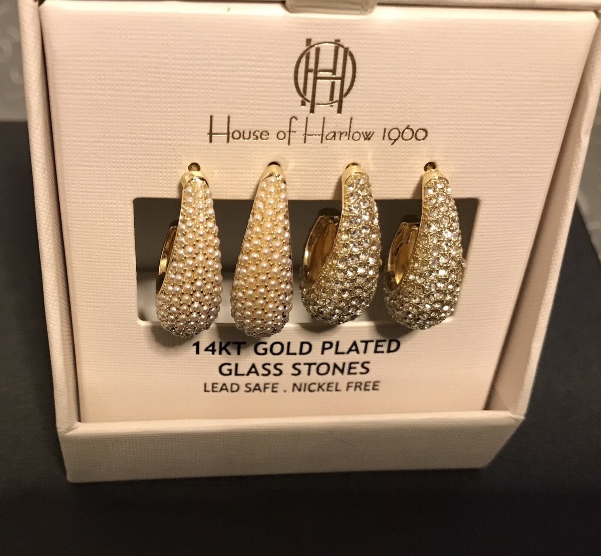 House of Harlow 1960 set of Two Earrings | eBay