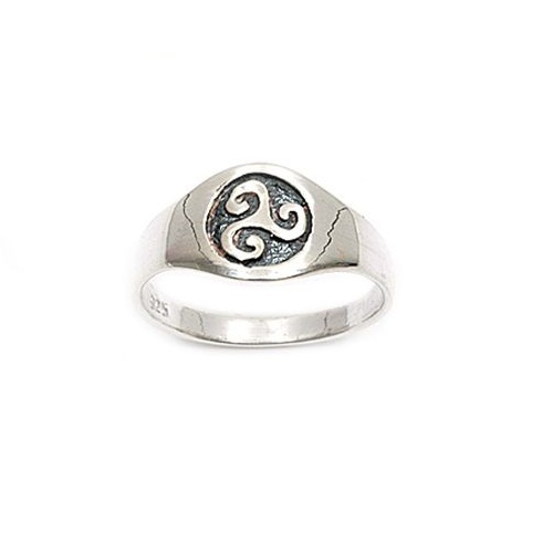Bague Large Filigramme Spirale Large 10mm Argent 925 4.7 gr T58 De