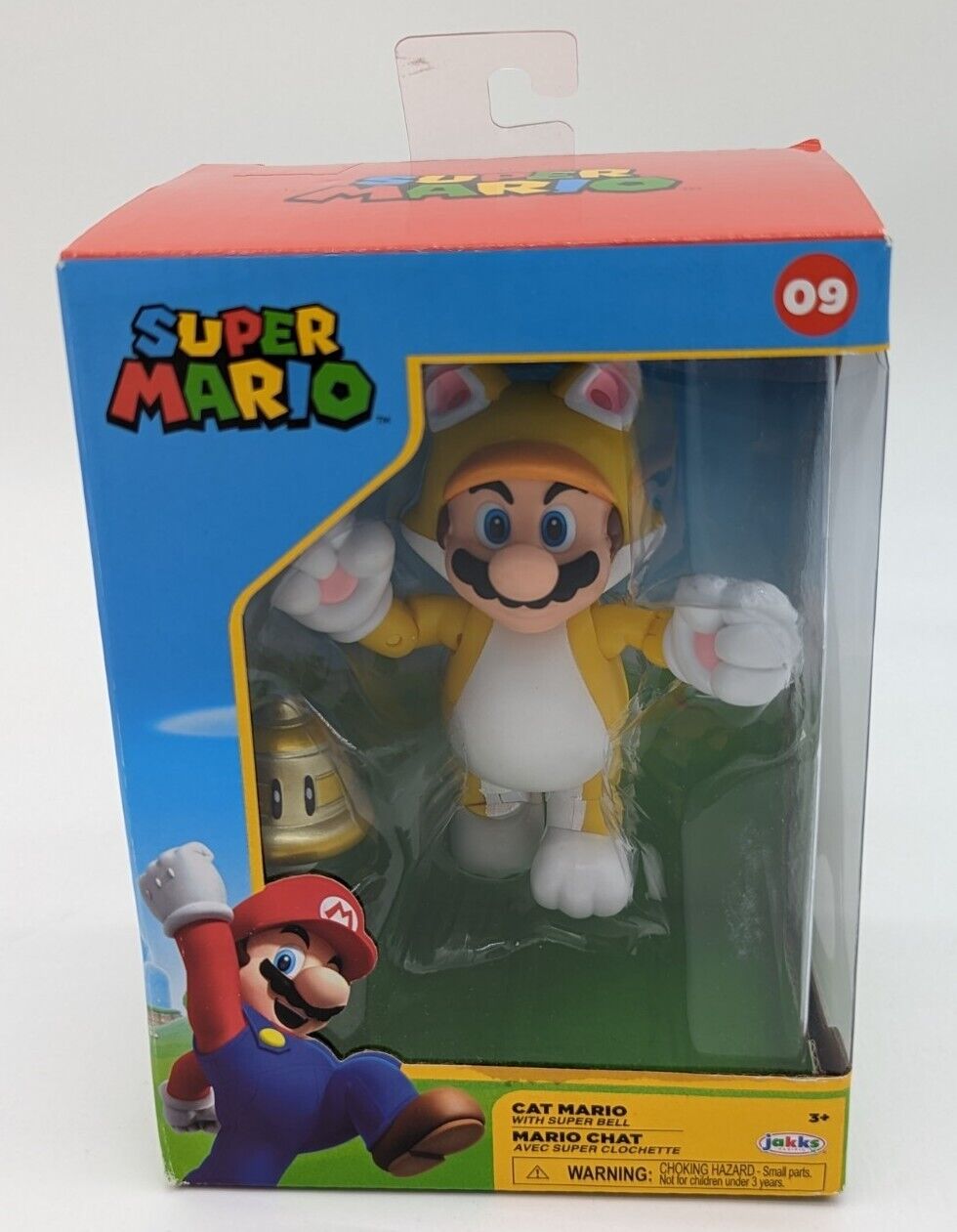 Jakks Super Mario 4 Inch World of Nintendo Series Cat Mario