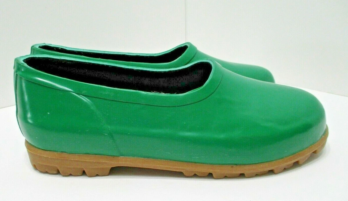 Green rubber best sale shoes