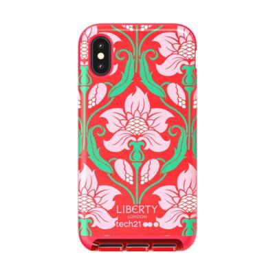 Tech21 x Liberty London - Apple iPhone X / XS - Evo Luxe Azelia Hülle Floral Rot