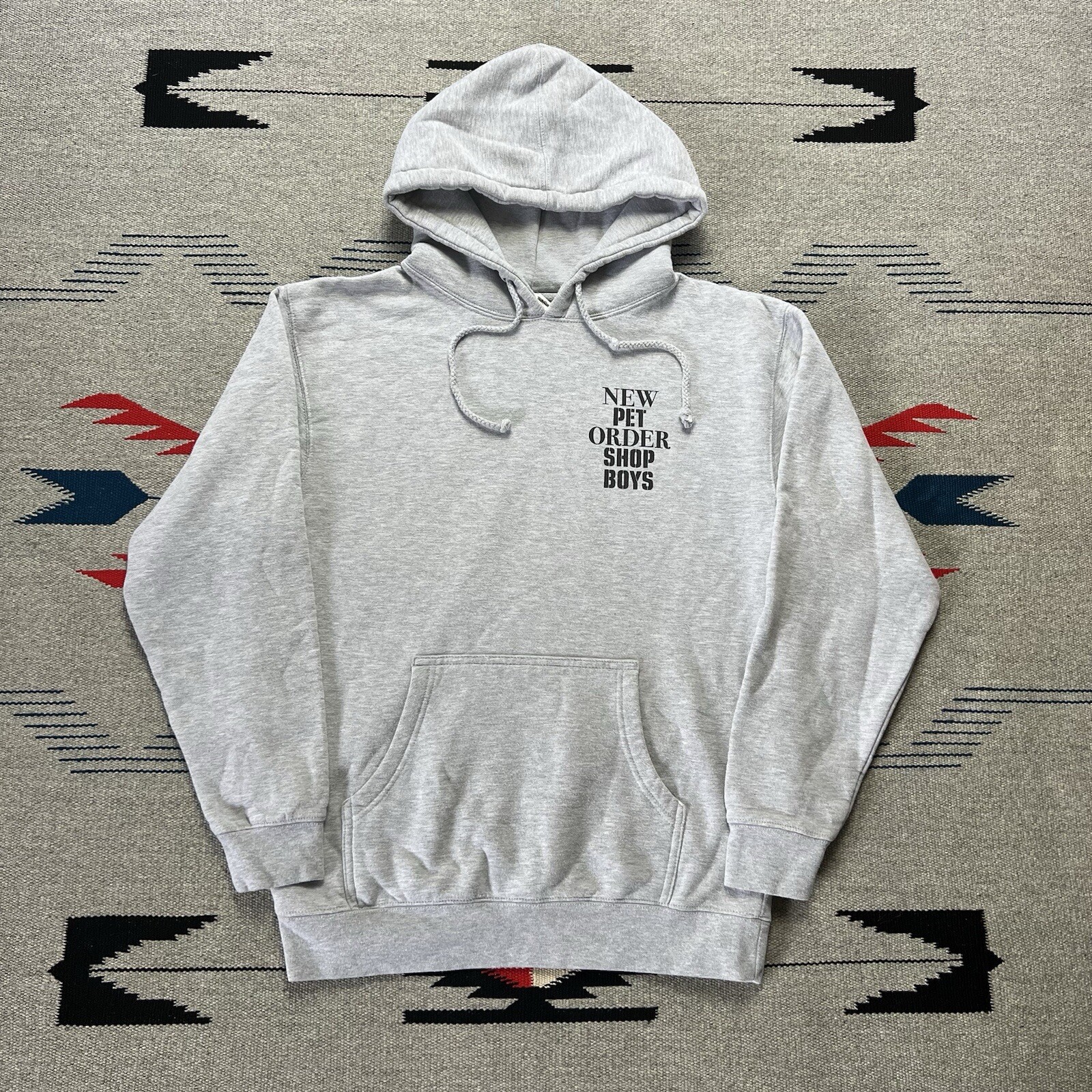 RARE New Order x Pet Shop Boys The Unity Tour Band Merch Hoodie Sweatshirt Sz M