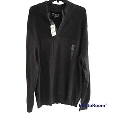 Club Room Grey Cotton Pullover Sweater Men  s 3XL NWT MSRP 60 