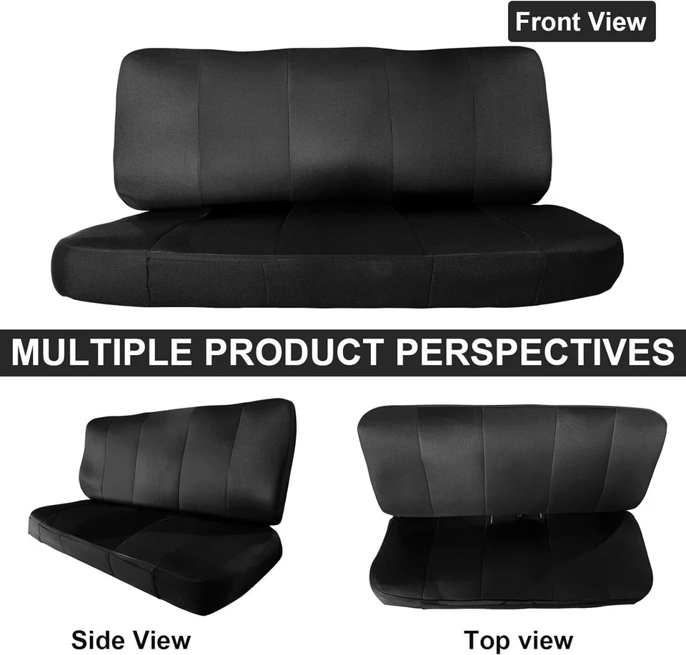 Cubierta de asiento de banco universal para Ford, Chevy, Dodge y camionetas de tamaño completo SUV auto Foto 4 de 4