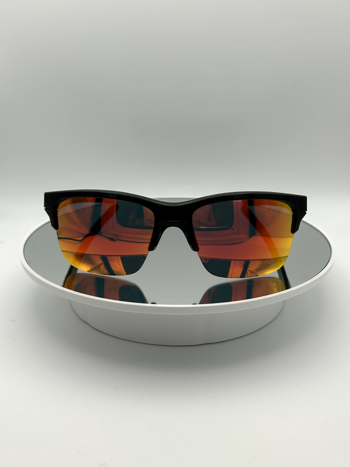 Matte Black Oakley OO9316 Sliver Edge with Prizm Ruby Lenses