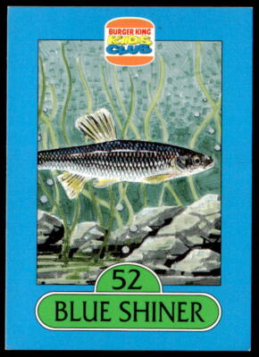 1993 Burger King Kids Club #52 Blue Shiner
