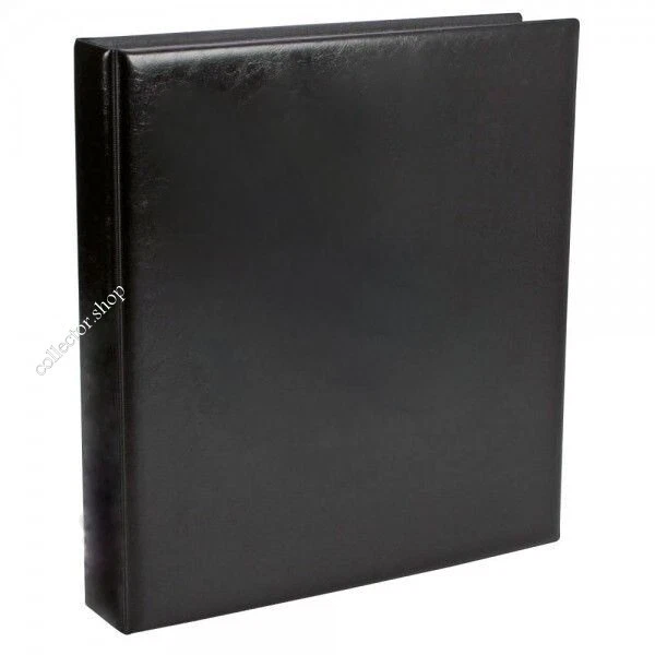 SAFE 6003 Album tascabile per cartoline – Mini album portacartoline fino a 40 pezzi – Formato compatto 110x155 mm – Copertina similpelle nera – Tasche trasparenti senza plastificante