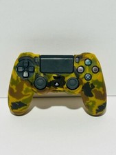 PS4 Silicone Grip Case Cover sleeve For PlayStation 4 Controller YELLOW CAMO