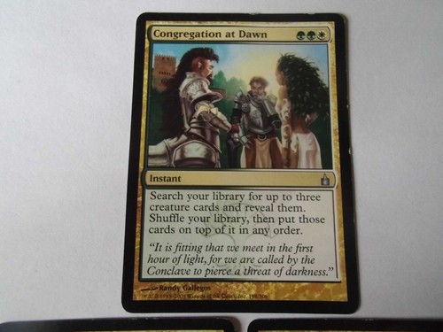 x3 Congregation at Dawn Ravnica MTG Magic The Gathering TexasNerdGames - Picture 3 of 7