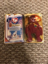 Ty Orig. Retired Year 2000 McDonald's Teenie Beanie Baby Millennium The Bear