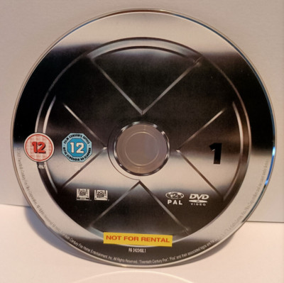 X-Men Hugh Jackman,  Patrick Stewart Region 2 DVD Disc Only