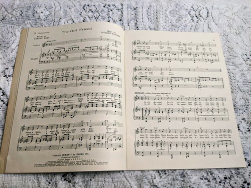 RODGERS AND HART SONG ALBUM-SHEET MUSIC-1946-40 PAGES - Picture 4 of 4