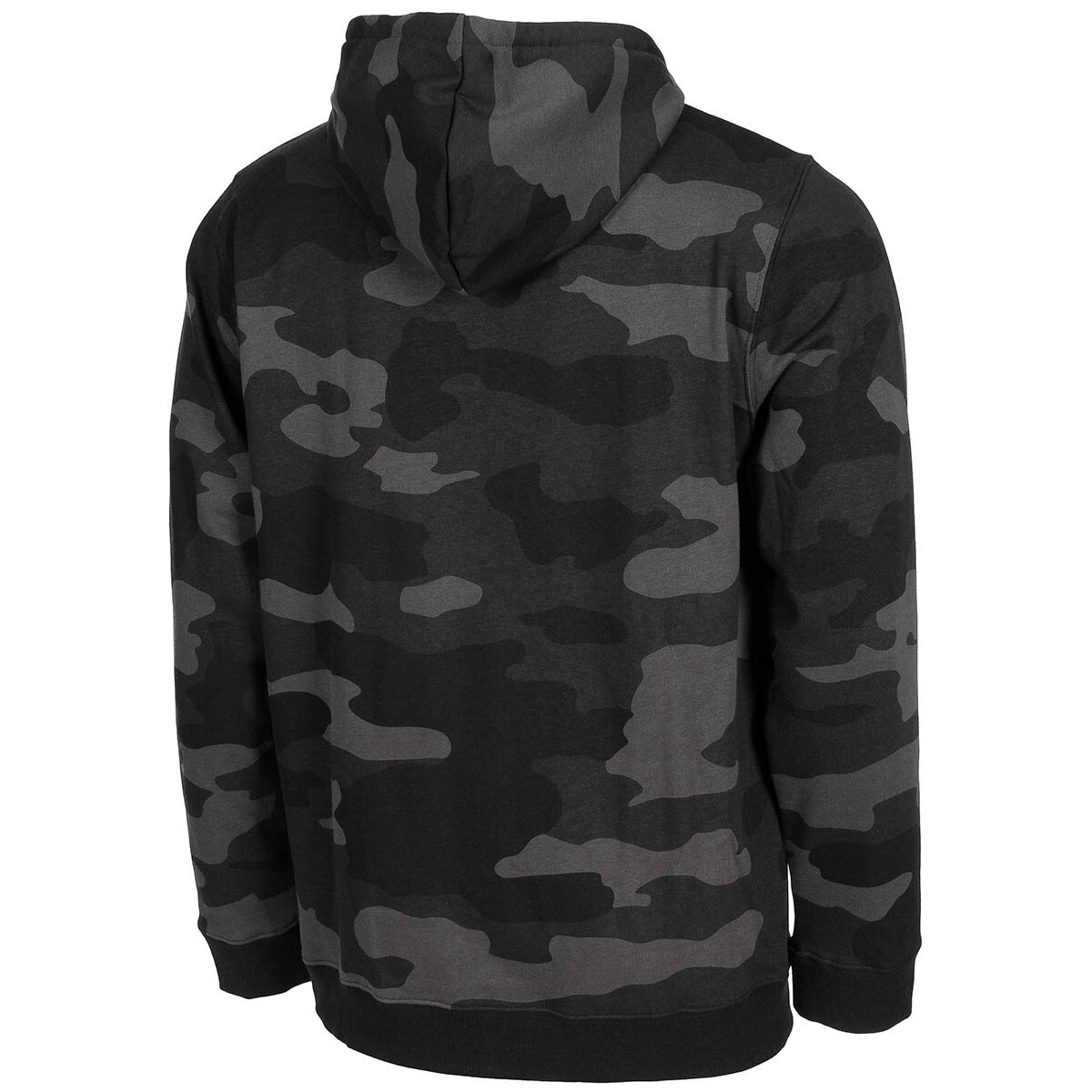 Felpa con cappuccio jogger con zip Dark Camo camouflage foto 2