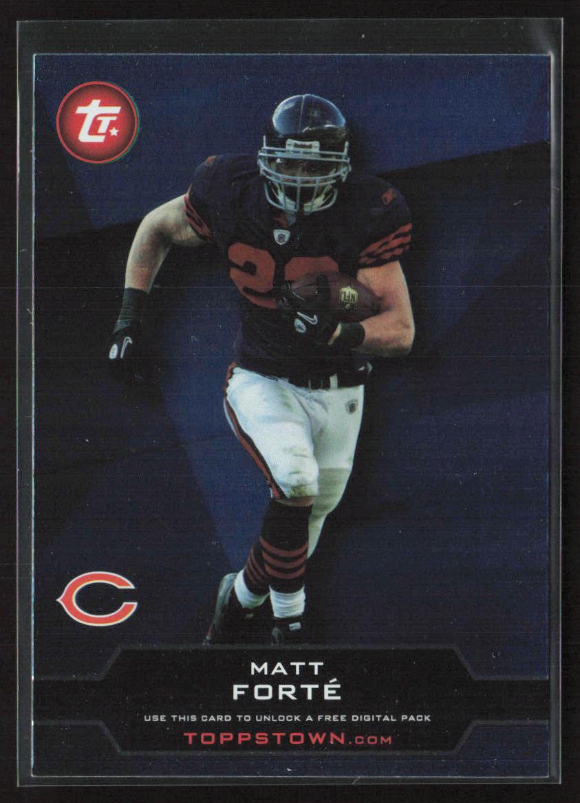2011 Topps TT-47 Matt Forte Chicago Bears Football Card