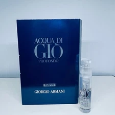 Giorgio Armani Acqua di Giò Profondo Parfum Sample 1.2ml/0.04oz New Release