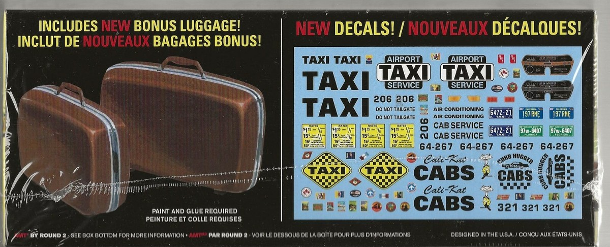 ちゃちゃ AMT 1243 '70 Ford Galaxie Taxi Model Kit for sale online | eBay