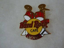 Hard Rock Cafe pin Las Vegas Drum set Series red