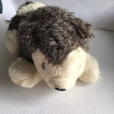 Folkmanis Furry Folks Husky Wolf Pup Hand Puppet Plush Full Body Animal