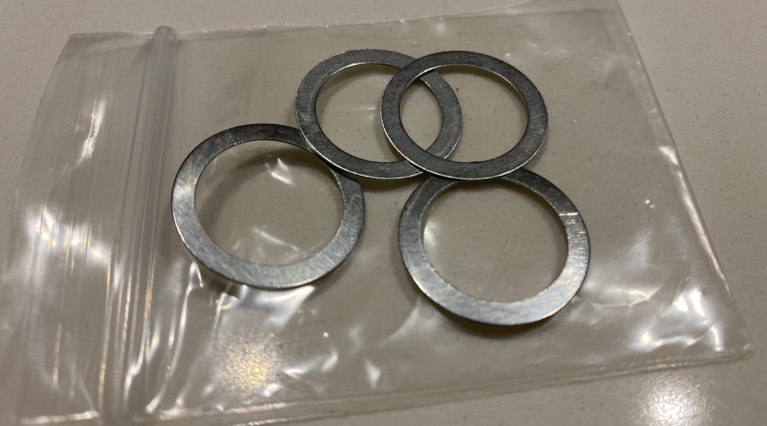 4 Pcs Bicycle Pedal Spacer Crank Cycling Bike Ring Washers 9/16” Road