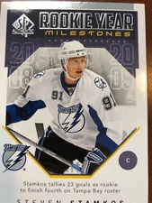 18-19 UD SP Authentic Rookie Year Milestones #RYM-SS Steven Stamkos