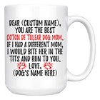Personalized Coton De Tulear Dog Mom Coffee Mug, Cotie Dog Owner Women Gifts