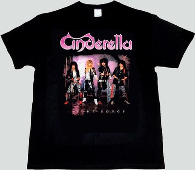 Cinderella rock band night songs unisex t-shirt TE7946