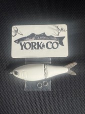 YORK & Co. Custom Swimbaits - NEW Raw White 4” Nugget - (unpainted)