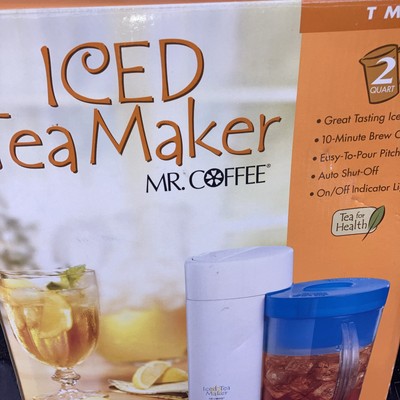 2003 Vintage Mr Coffee THE ICED TEA POT  Model TM1 Blue Pitcher NEW Unused!!