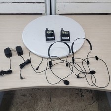 Eartec Simultalk 24G Wireless Full Duplex Intercom System 2 Headsets Tested