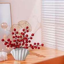 Red Fruit Fortune Fake Flower Arrangement Home Decor for New Year