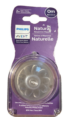 Philips Avent Natural Response Nipple Flow1 (2) Ct.