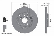 2x Bremsscheibe PAGID 54523NC für VW PHAETON 3D1 3D2 3D3 3D4 3D6 3D7 3D8 3D9 TDI