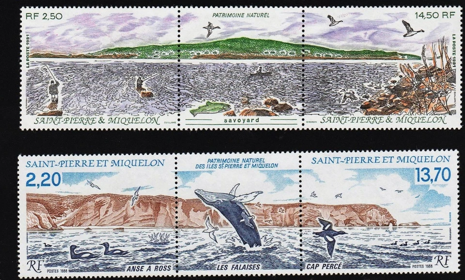 Timbre de Saint Pierre & Miquelon N° 495A et 573A neufs ** MNH - Photo 1/1