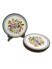 Stangl Pottery Fruit and Flowers Dinner Plates 10 inch Set of 5 Dining Set