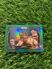 2024 Panini Prizm WWE - Green Prizm #21 Umaga Wrestling Card