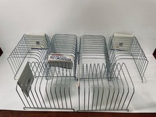 Staples Chrome Plated File Organizer Lot of 6