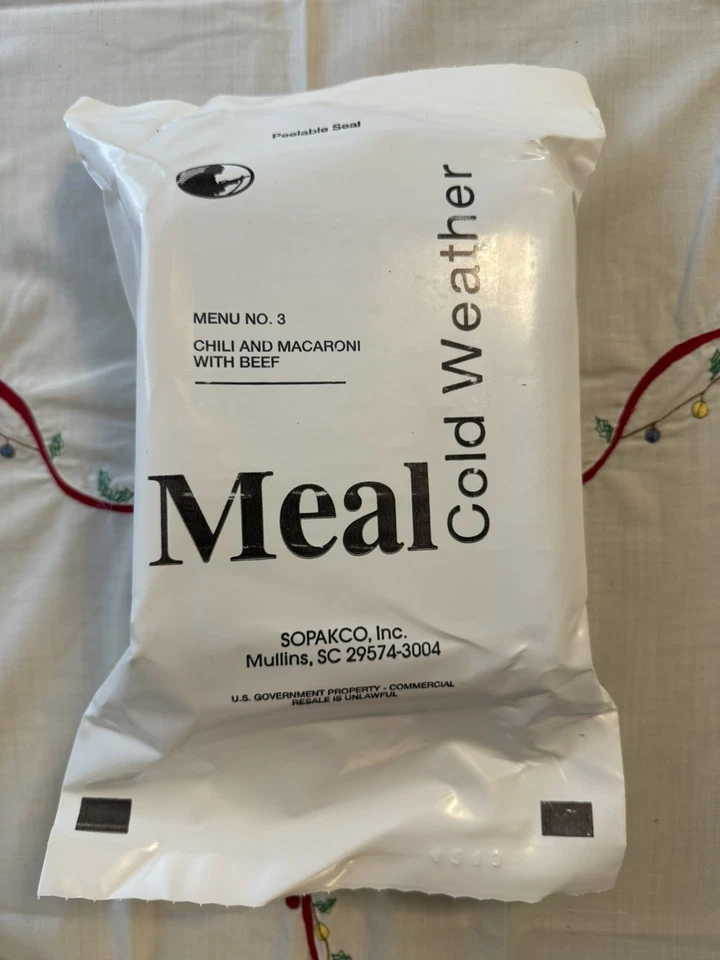 SOPAKCO 2027 INSP Cold Weather Military MRE -YOU PICK MENU