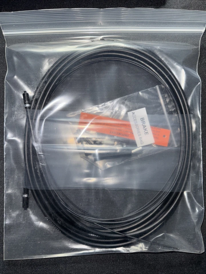 Новый SRAM SlickWire MTB тормозной кабель и корпус набор 5 мм, совместимый с диском, черный - Изображение 2 из 3