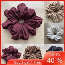 Large Hair Scrunchie Volumiser Elastic Hair Tie Bun Hairband Ponytail Hair Ring
