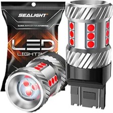  2023 New Upgrade 7440 7443 LED Bulb, T20 W21W 7441 7444 Red 7443/7440