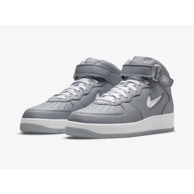 Nike Air Force 1 Mid QS NYC Mens Shoes Size 10 Cool Grey White DH5622-001 NIB!