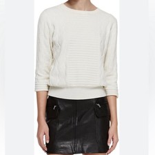 Marc by Marc Jacobs Cream Geometric Sweater (...