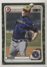 2020 Bowman Prospects Camo Zack Brown #BP-34 qx6