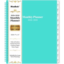 2026-2030 Monthly Planner/Calendar - Jan 2026 - Dec 2030, 5 Year Monthly Plan...