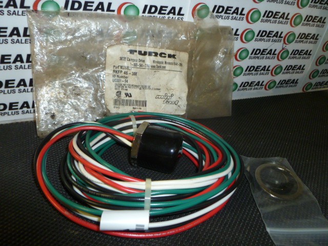 Turck RKFP 46-3M Minifast Receptacle Back Panel Mount 4x16 AGW-New In Box