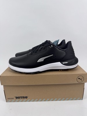Puma Phantomcat Nitro Herren Golfschuhe Gr. UK 8 schwarz silber gelb / 32019