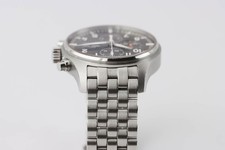 2023 IWC Pilot Spitfire Chronograph IW377719 43mm / Full Set / Spare Strap 5