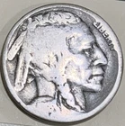 1918s Buffalo nickel, nice original GOOD+ condition partial date, horn base mm